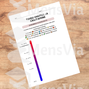 Toidu ohutus ja säilitamine - kodunduse tööleht III kooliaste PDF fail printimiseks