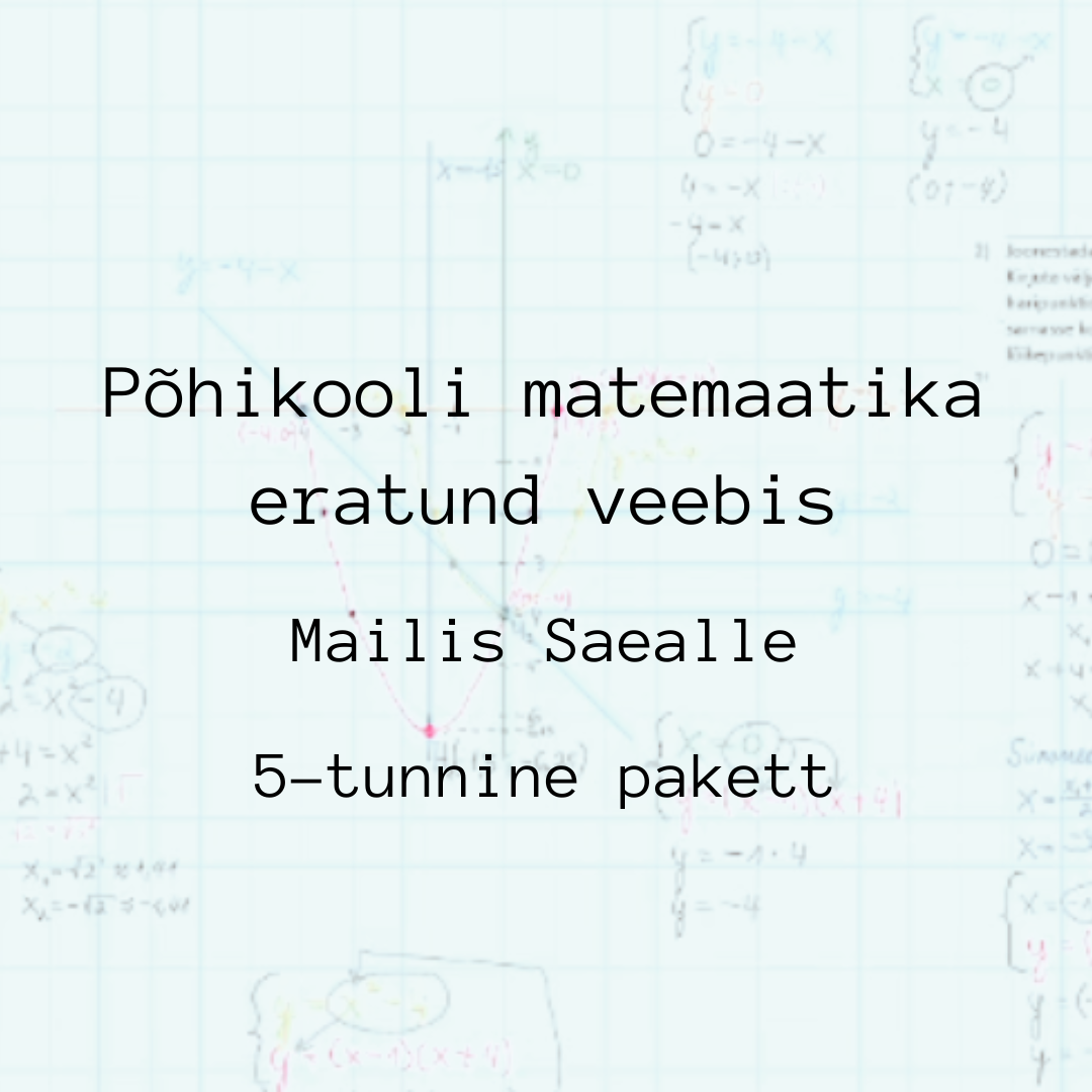 Matemaatika eratund 5-tunnine pakett