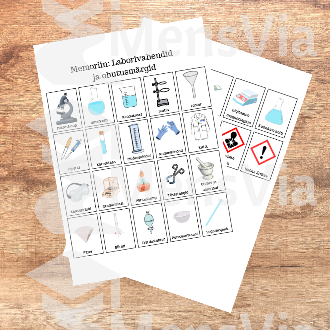 Memoriin: keemia laborivahendid ja ohutusmärgid pdf fail